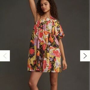 Anthropologie Multicolor Floral Top